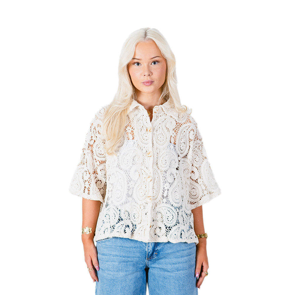 Short Sleeve Bandana Shirt