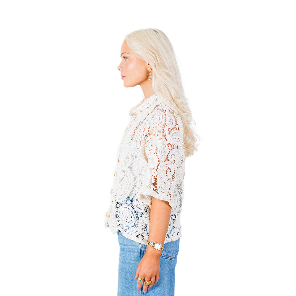 Short Sleeve Bandana Shirt